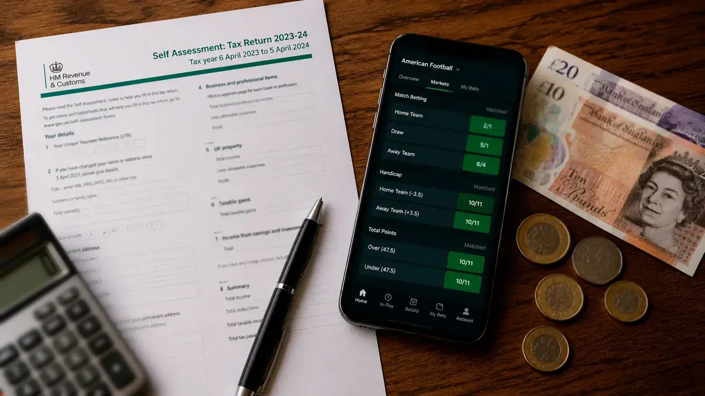UK tax and Remote Gaming Duty impact on NFL betting winnings for British punters