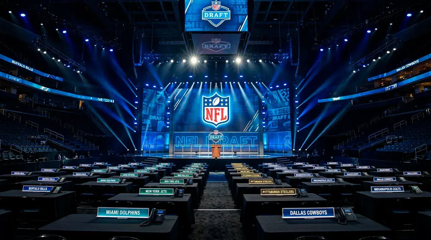 NFL Draft prospect board with betting odds for first overall pick on a UK platform